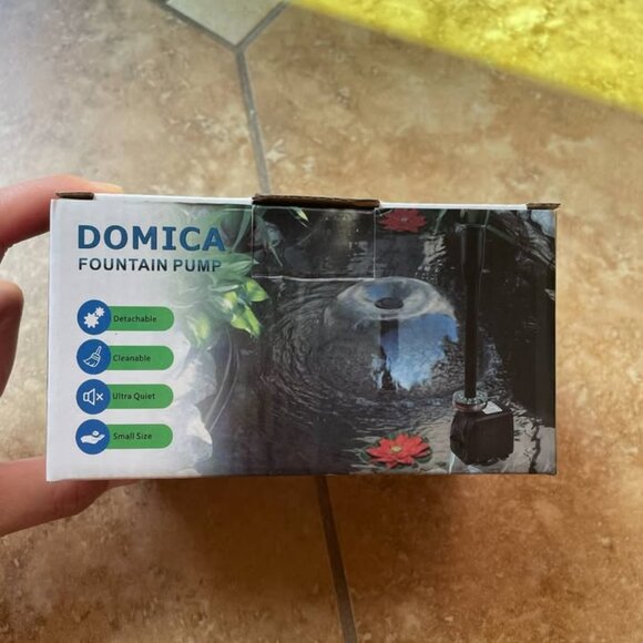 DOMICA 15W Submersible Fountain Pump with LED Lights/Ultra Quiet 220GPH (800L/H) - Picture 1 of 8